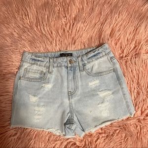 Girls ripped shorts
